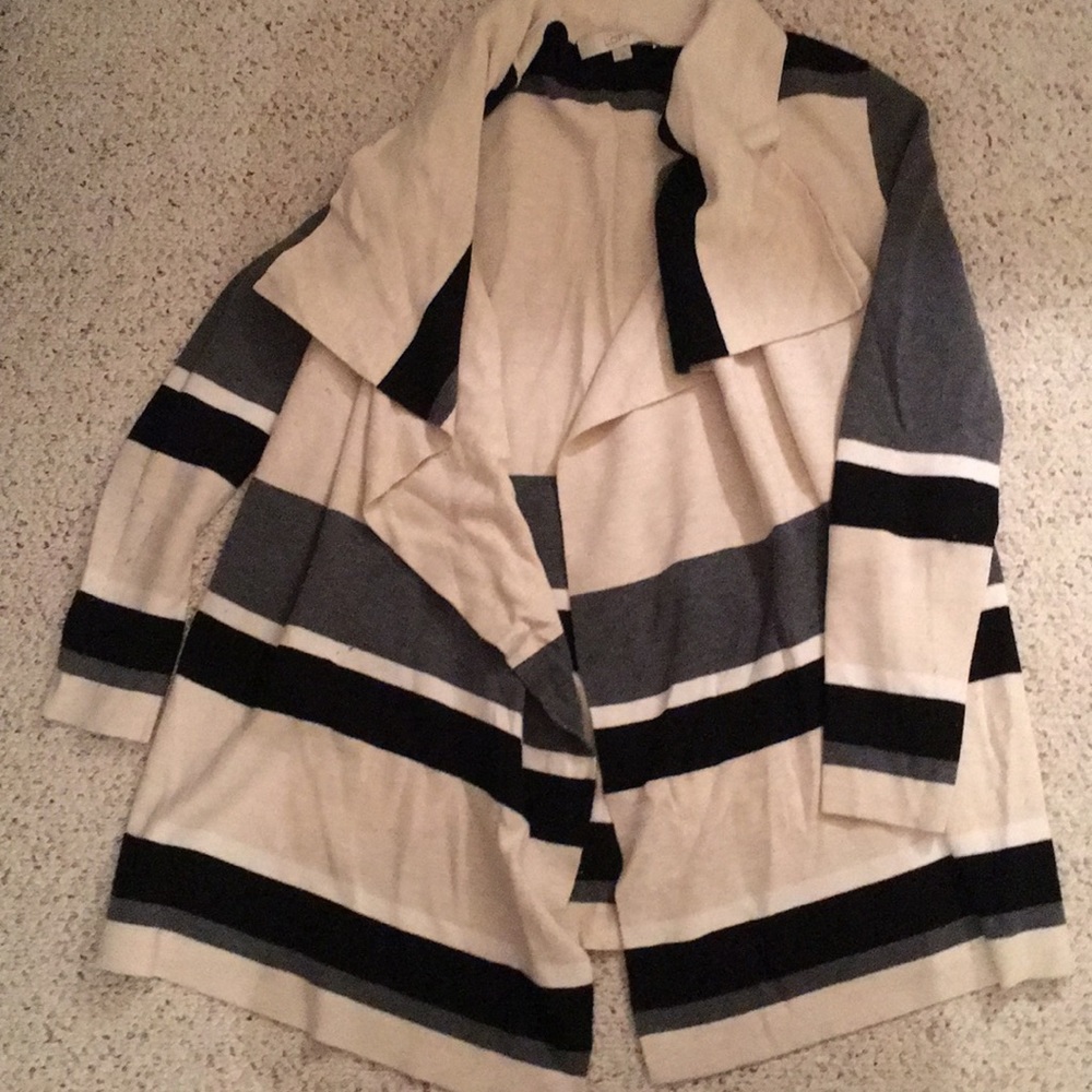 LOFT open-front cardigan sweater, size M